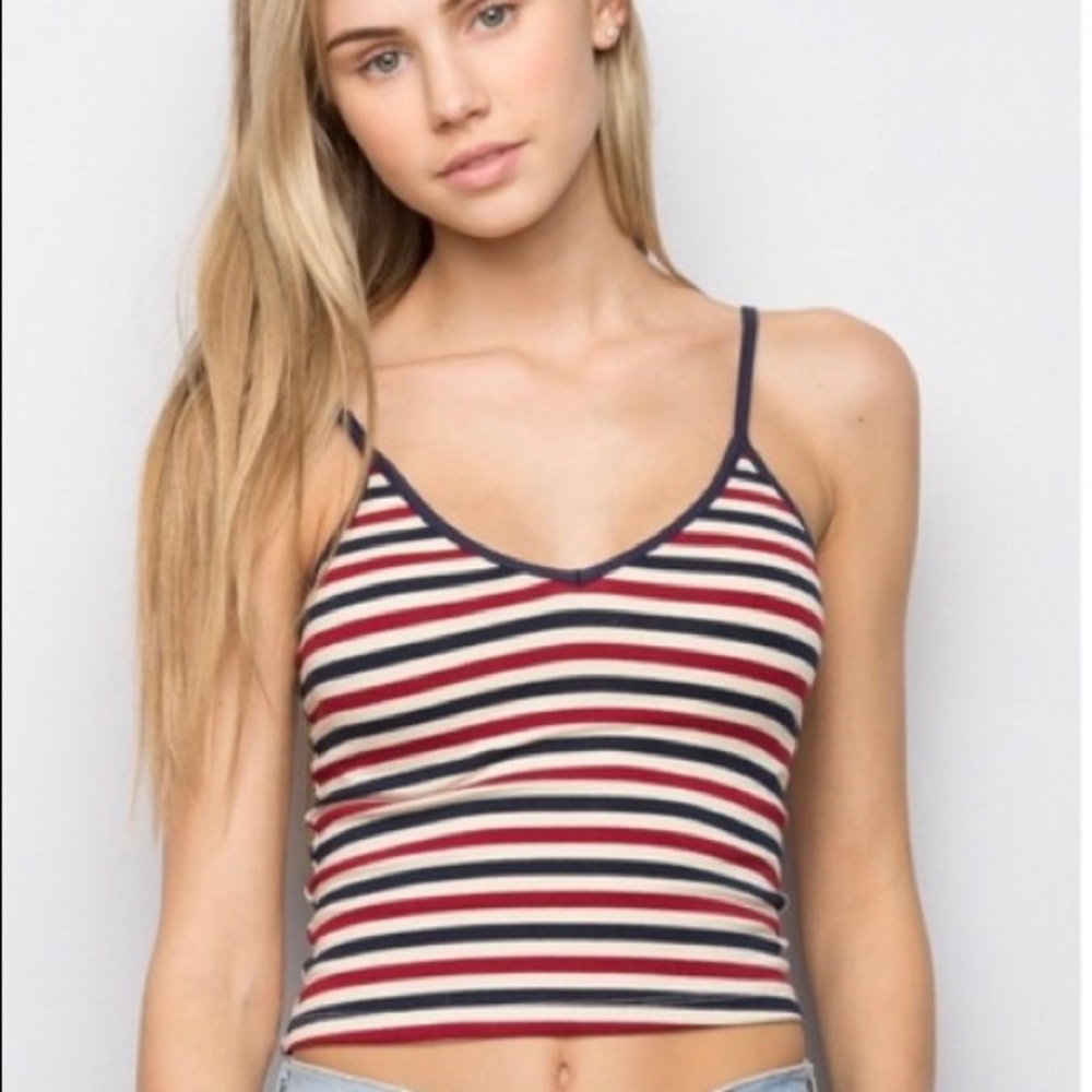 stripped brandy melville tank top